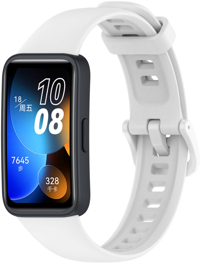 4wrist Silikonový řemínek pro Huawei Watch Band 8 - White - Hodinky 4wrist