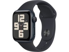 Apple Apple Watch SE (2023) GPS 44mm sportovní silikonový řemínek temně inkoustový M/L