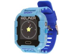 Helmer Chytré dotykové hodinky s GPS lokátorem a fotoaparátem - LK 708 modré