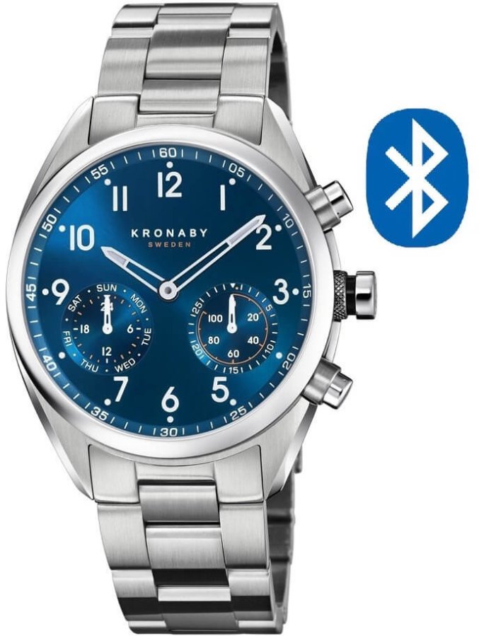 Kronaby Vodotěsné Connected watch Apex S3762/1 - Hodinky Chytré hodinky Kronaby