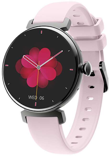 Wotchi AMOLED Smartwatch DM70 – Black - Pink - Hodinky Chytré hodinky Wotchi