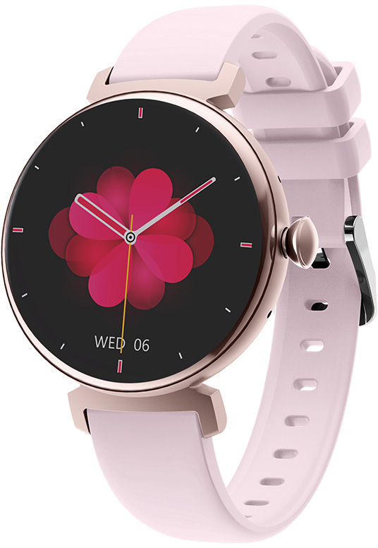 Wotchi AMOLED Smartwatch DM70 – Rose Gold - Pink - Hodinky Chytré hodinky Wotchi