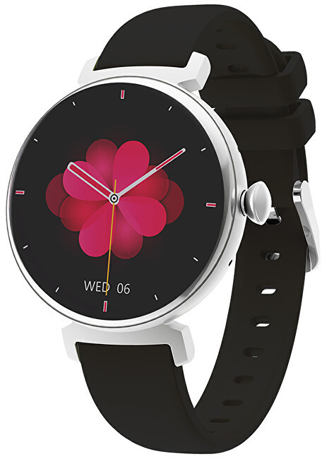 Wotchi AMOLED Smartwatch DM70 – Silver - Black - Hodinky Chytré hodinky Wotchi