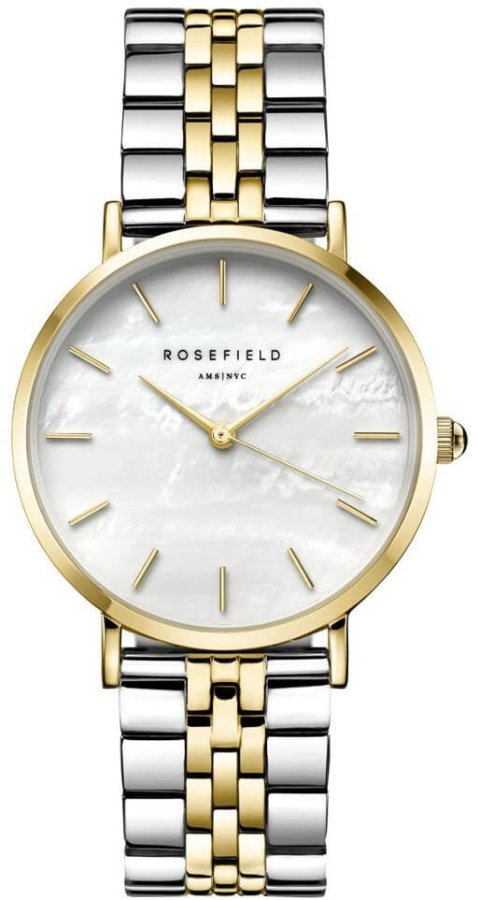 Rosefield The Upper East Side White Pearl Bicolor - Hodinky Rosefield