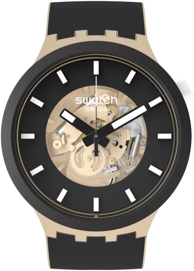Swatch Big Bold TIME FOR TAUPE SB03C100 - Hodinky Swatch