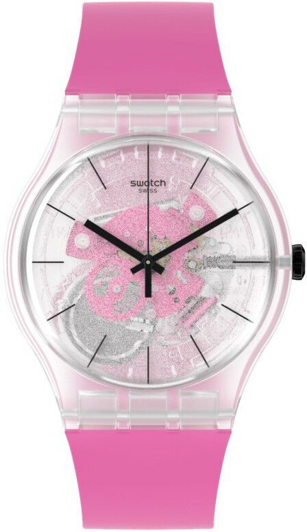 Swatch Monthly Drops Pink Daze SO29K107 - Hodinky Swatch