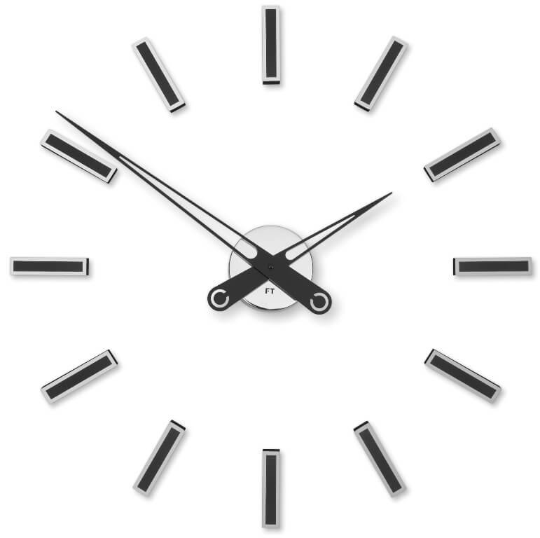 Nástěnné hodiny Future Time Nalepovací hodiny Modular Black FT9600BK - Hodiny a budíky Nástěnné hodiny