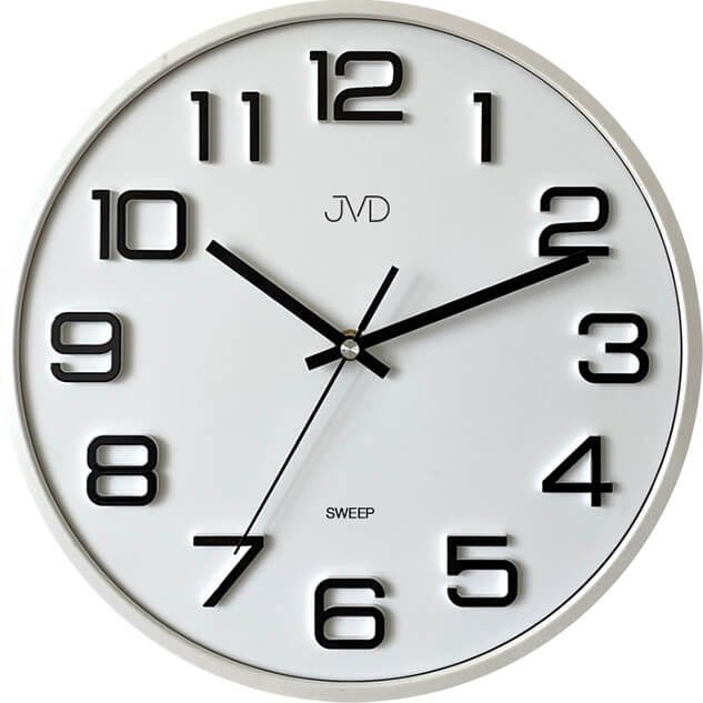 JVD Nástěnné hodiny s tichým chodem HX2472.3 - Hodiny a budíky Nástěnné hodiny