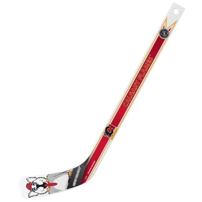Plastová Minihokejka NHL Mascot Flames - Calgary Flames Ostatní