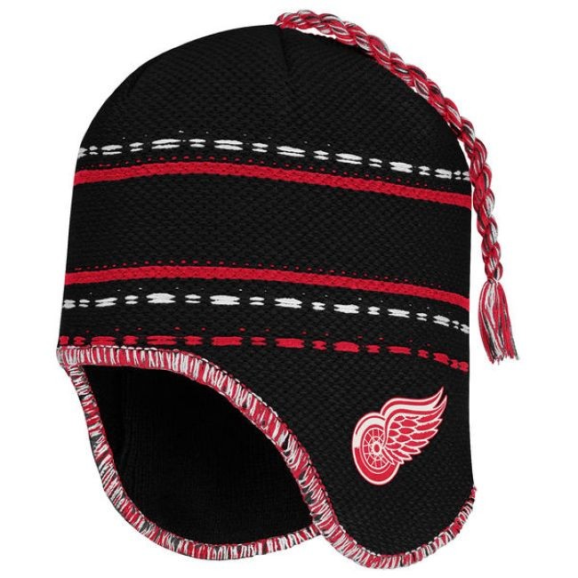 Zimní Čepice Face-Off Peruvian Knit Beanie Wings - Detroit Red Wings Čepice, kulichy