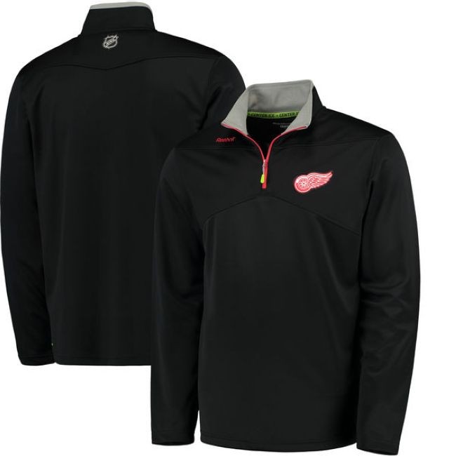 Mikina Center Ice Quarter-Zip Baselayer Wings - Detroit Red Wings Mikiny