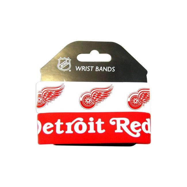 Silikonový náramek - - 2 kusy Wings - Detroit Red Wings Ostatní