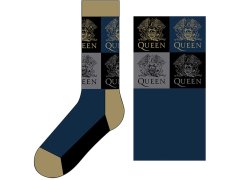 Ponožky Pánské - Queen - vel.CREST BLOCKS|VELIKOST 40-45 EU
