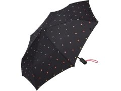 Esprit Dámský skládací deštník Easymatic Light 58694 black rainbow