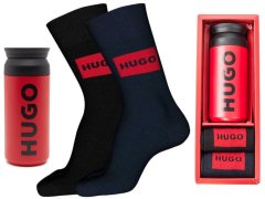 Hugo Boss Pánská dárková sada HUGO - ponožky a termoska 50502012-960 40-46