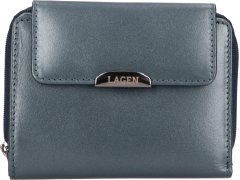 Lagen Dámská kožená peněženka 50723 METALIC GREY