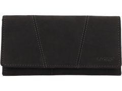 Lagen Dámská kožená peněženka 66-388 BLACK