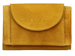 Lagen Dámská kožená mini peněženka 2030/D Yellow
