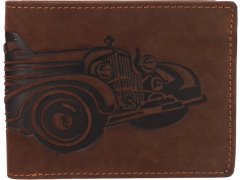Lagen Pánská kožená peněženka 19179 BRN CAR