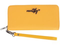 Meatfly Dámská kožená peněženka Leila Yellow