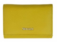 SEGALI Dámská kožená peněženka 7106 B yellow