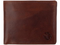 SEGALI Pánská kožená peněženka 1036 brown