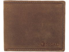SEGALI Pánská kožená peněženka 1059 brown