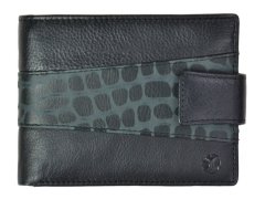SEGALI Pánská kožená peněženka 61325 CC black