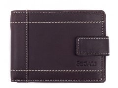SEGALI Pánská kožená peněženka 7515L brown