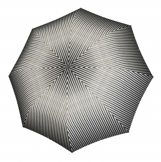 Doppler Dámský skládací deštník Magic Black a White Traced 7441465BW01 - Deštníky Skládací deštníky Automatické skládací deštníky