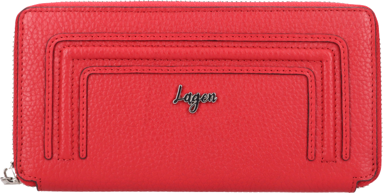 Lagen Dámská kožená peněženka BLC/5591/922 RED - Peněženky Kožené peněženky