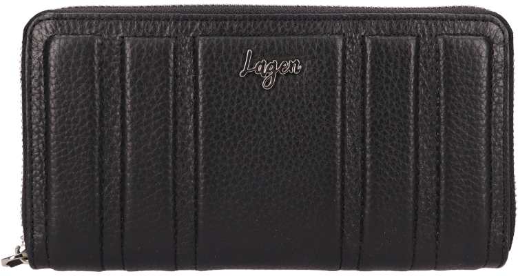Lagen Dámská kožená peněženka BLC/5690 BLK - Peněženky Kožené peněženky