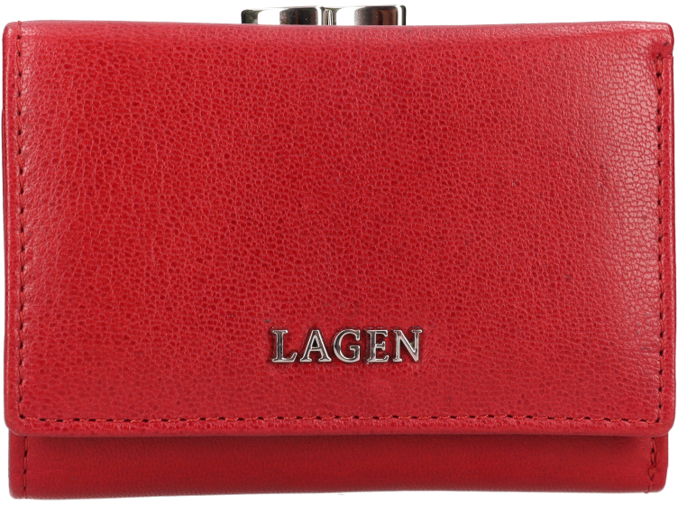 Lagen Dámská kožená peněženka LG-2131 PORT WINE - Peněženky Kožené peněženky