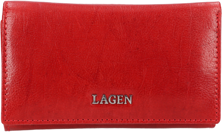 Lagen Dámská kožená peněženka LG-2151 RED - Peněženky Kožené peněženky