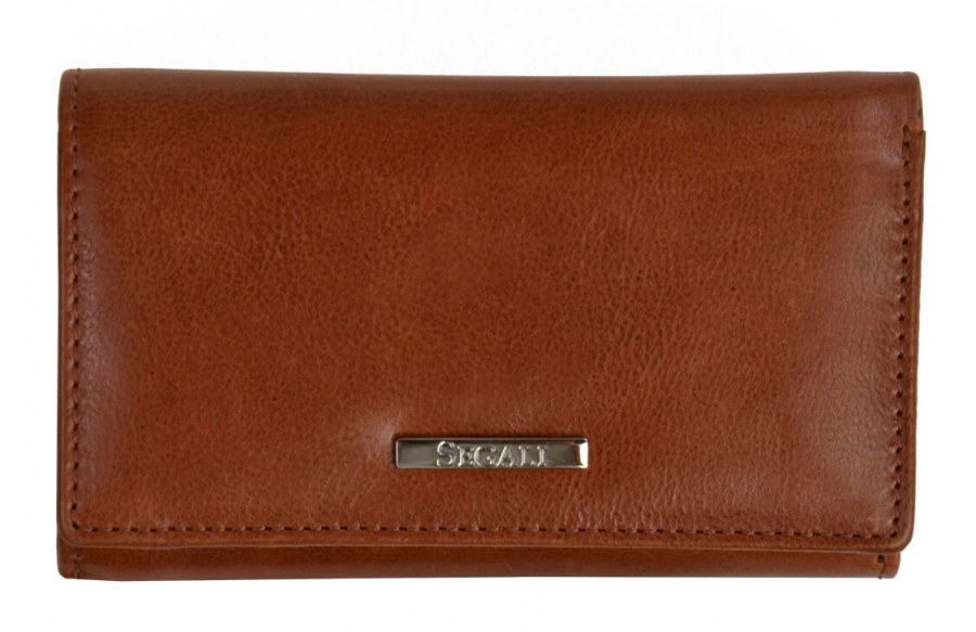 SEGALI Dámská kožená peněženka 3305 CD cognac - Peněženky Kožené peněženky