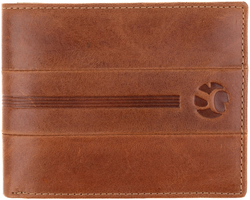 SEGALI Pánská kožená peněženka 1037 tan - Peněženky Kožené peněženky