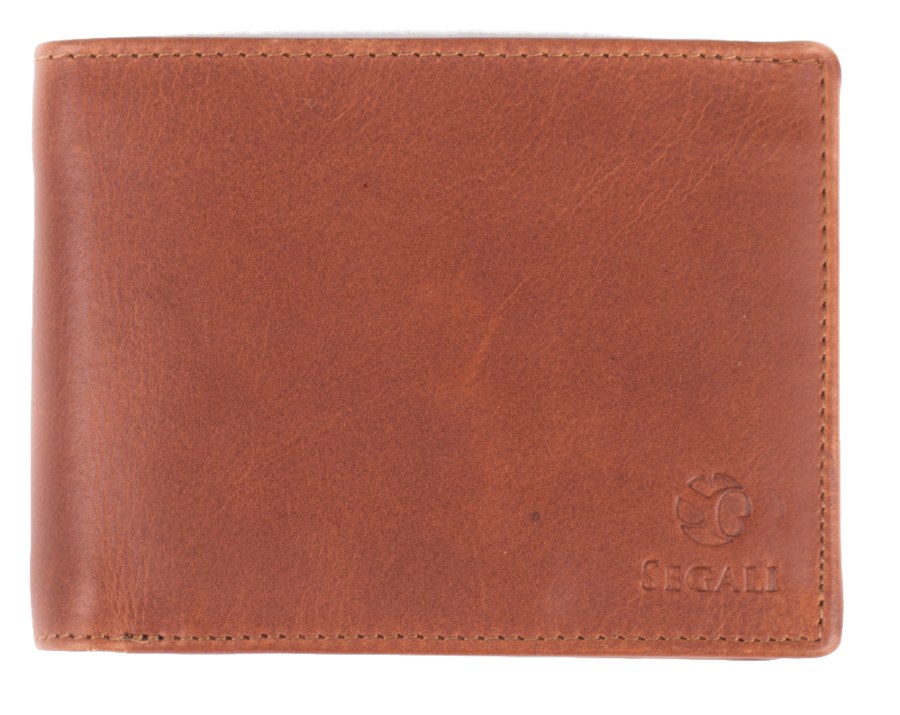 SEGALI Pánská kožená peněženka 2020 cognac - Peněženky Kožené peněženky