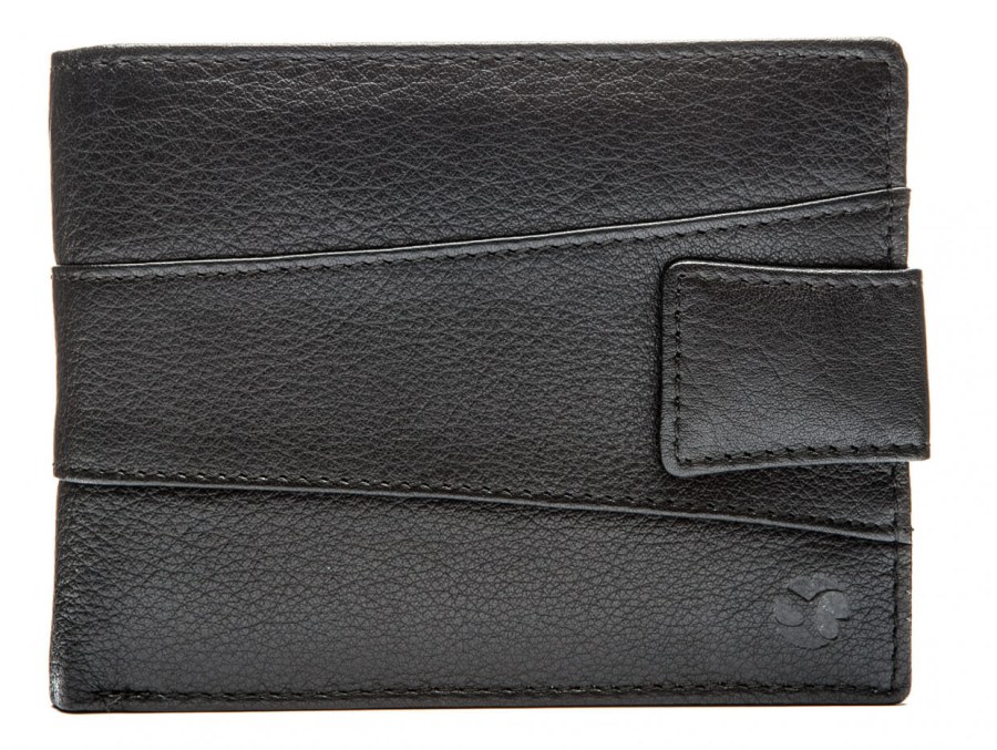 SEGALI Pánská kožená peněženka 61325 black - Peněženky Kožené peněženky