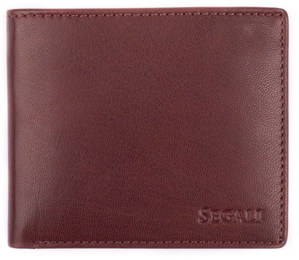 SEGALI Pánská kožená peněženka 7479 brown - Peněženky Kožené peněženky