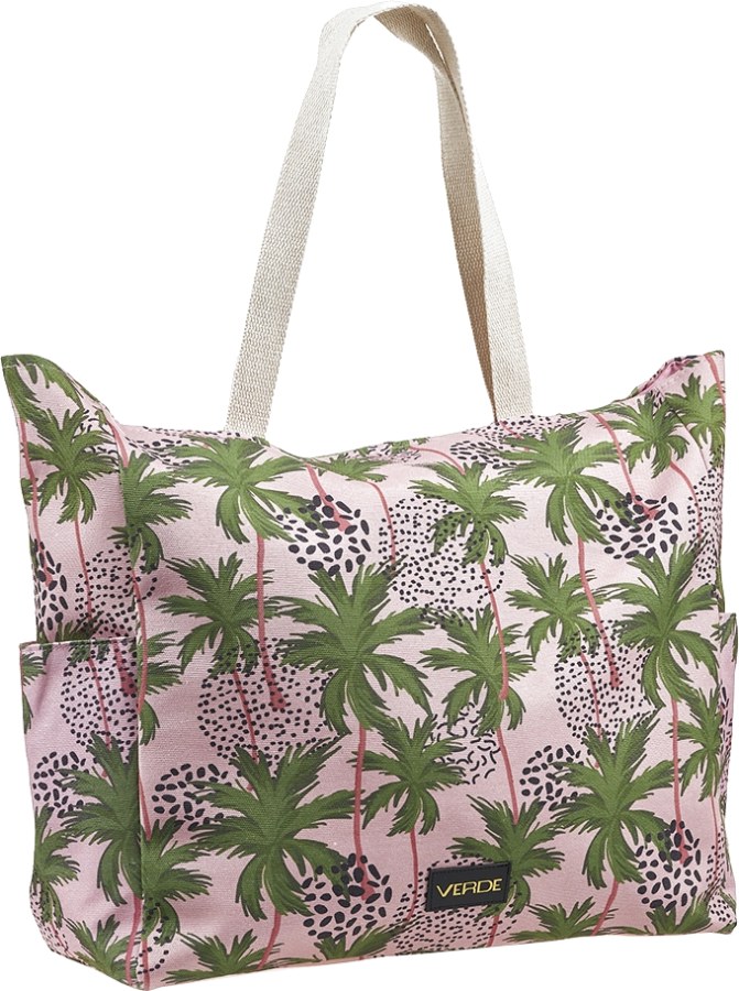 Verde Dámská plážová taška 14-279 pink - Tašky Plážové tašky