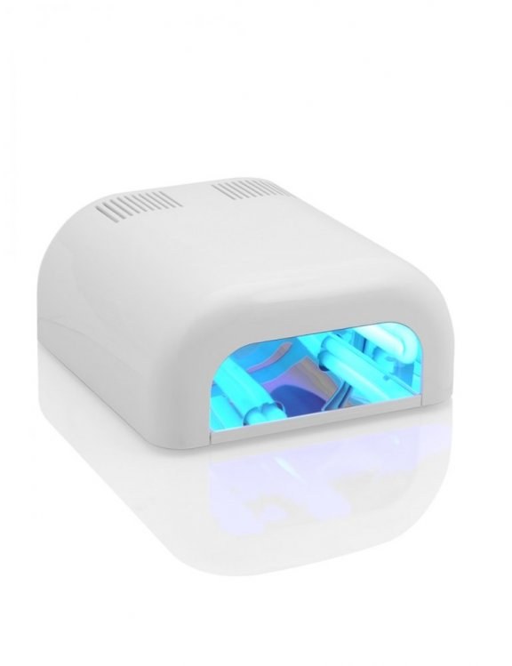UV lampa čtyřzářivková s časovým spínačem bílá