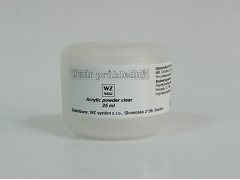 Akrylový pudr průhledný 25 ml