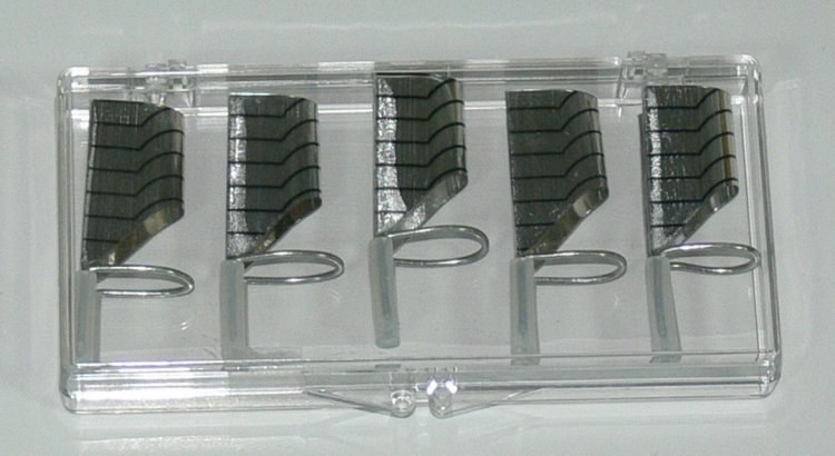 Forma na nehty teflonová 5 ks    - Péče o ruce Nehtové tipy pro nehtovou modeláž Příslušenství k tipům