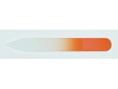 Skleněný barevný pilník 90/2 mm barva oranžová
