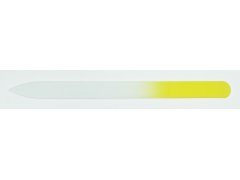 Skleněný barevný pilník 140/2 mm barva žlutá
