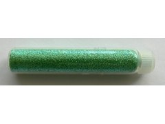 Glitterový prášek na zdobení nehtů zelený