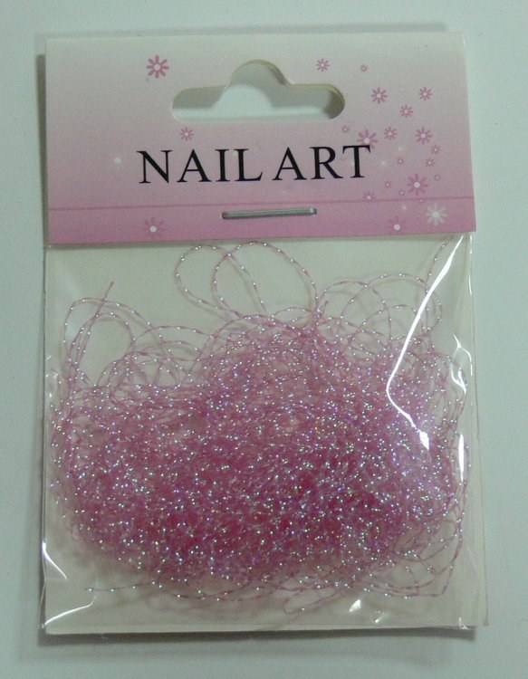 Zdobící nitě růžové - Péče o ruce Nail Art, zdobící materiály Zdobení nehtů - ostatní