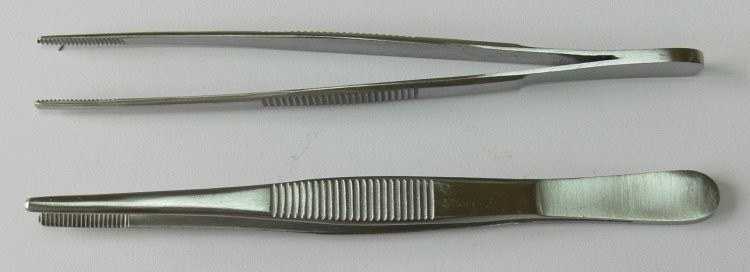 Pinzeta anatomická 13 cm - Péče o ruce Chirurgické nástroje, pinzety Pinzety anatomické