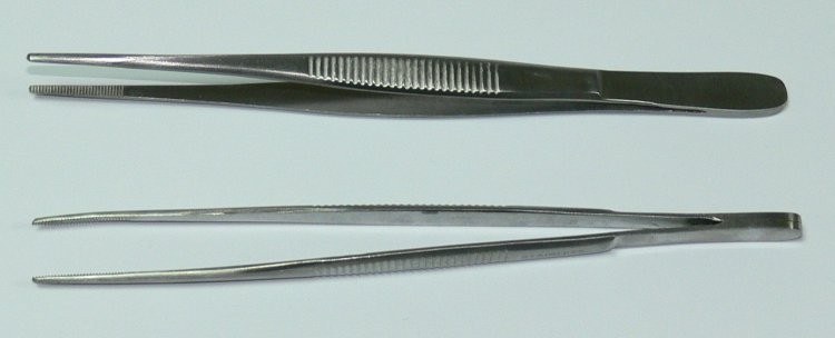 Pinzeta anatomická jemná 13 cm - Péče o ruce Chirurgické nástroje, pinzety Pinzety anatomické