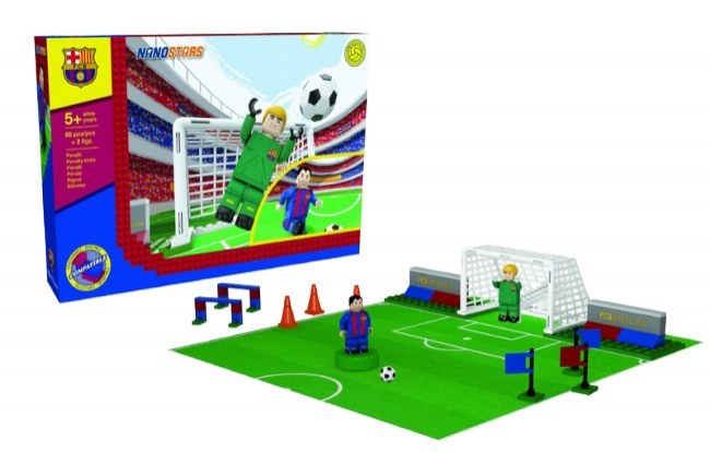 Lego Nanostars FC Barcelona - penalty - FC Barcelona Hry a puzzle
